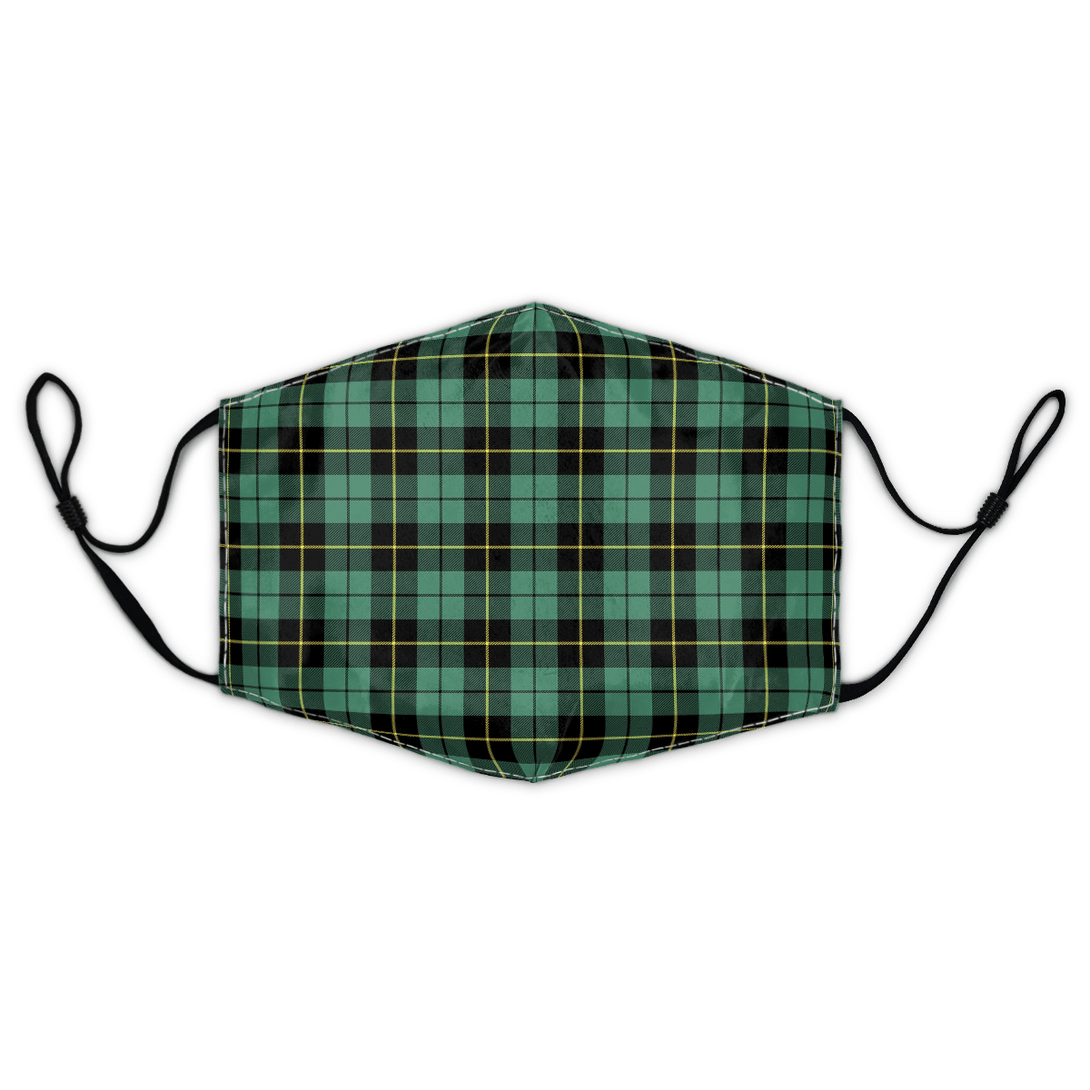 Celticprime Accessories - Wallace Hunting Ancient Tartan Fabric Mask (With Filters)