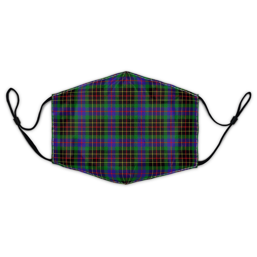 Celticprime Accessories - Brodie Hunting Modern Tartan Fabric Mask (With Filters)