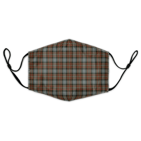 Celticprime Accessories - Fergusson Weathered Tartan Fabric Mask (With Filters)