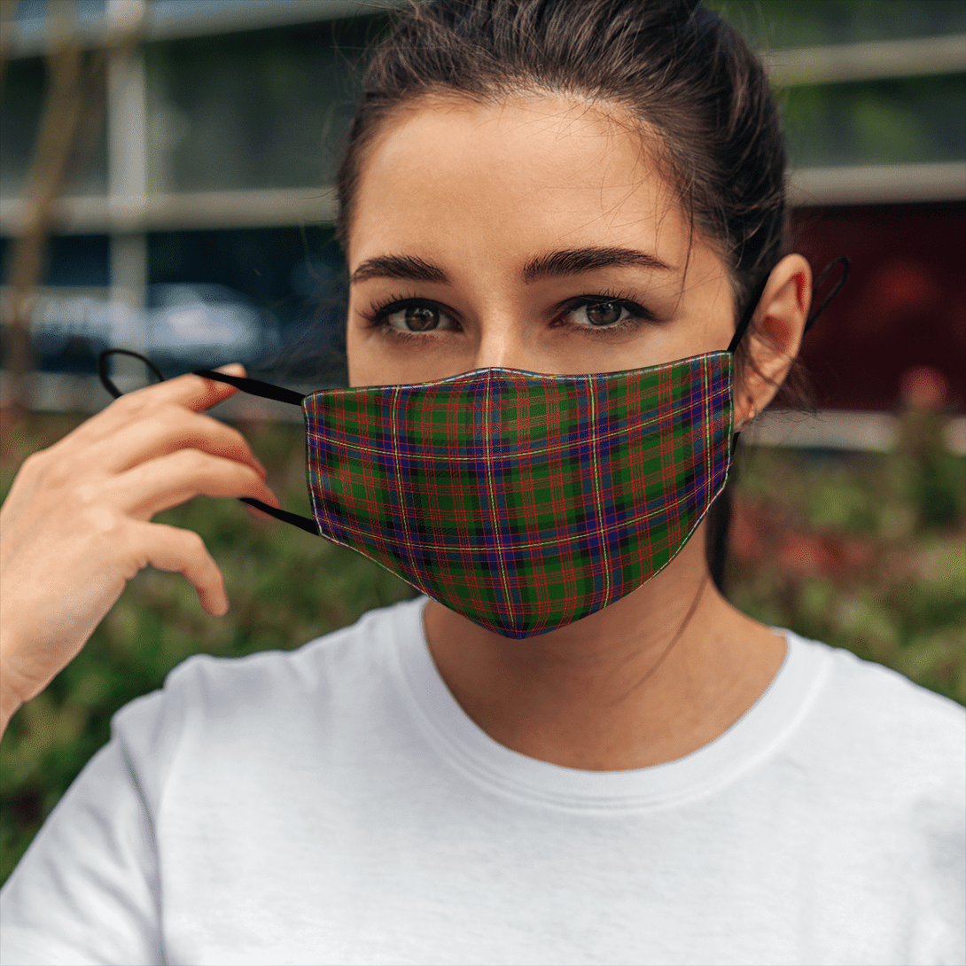 Celticprime Accessories - Cochrane Modern Tartan Fabric Mask (With Filters)