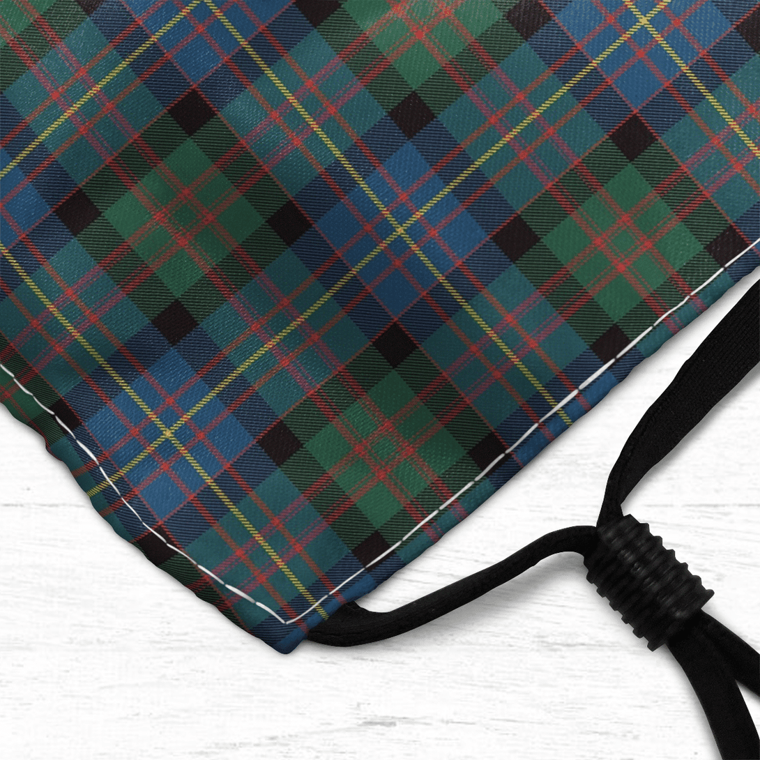 Celticprime Accessories - Cameron of Erracht Ancient Tartan Fabric Mask (With Filters)