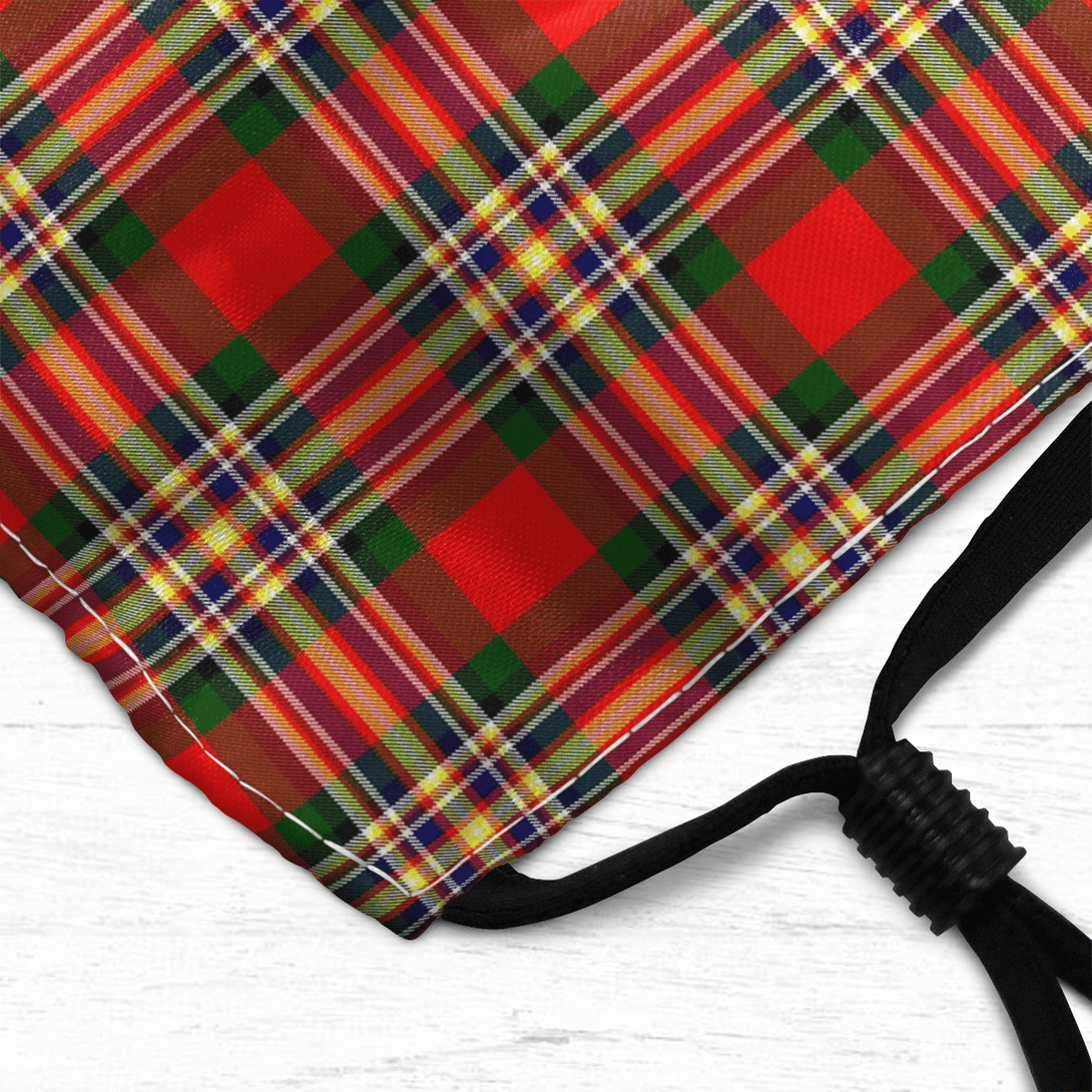 Celticprime Accessories - MacGill Modern Tartan Fabric Mask (With Filters)