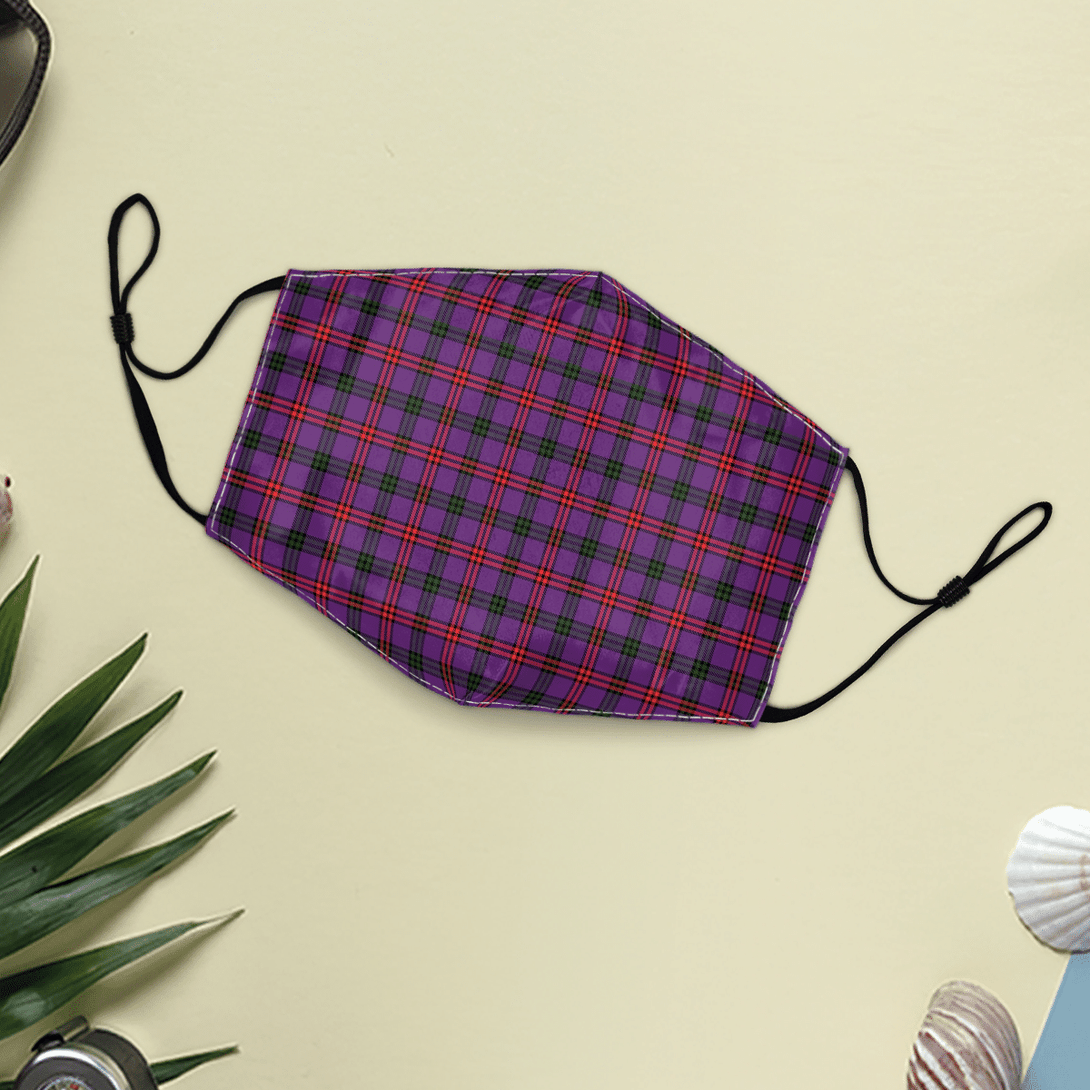 Celticprime Accessories - Montgomery Modern Tartan Fabric Mask (With Filters)