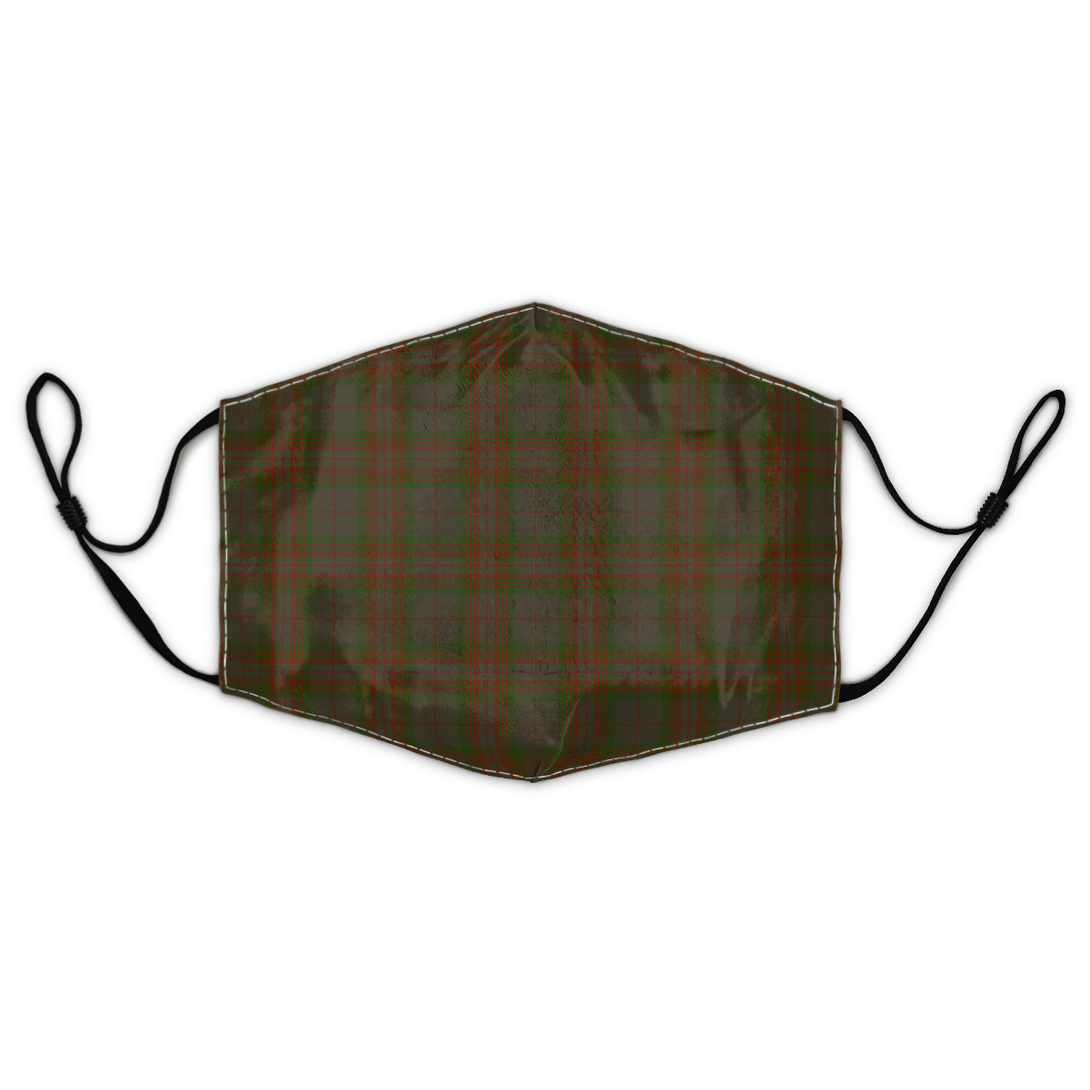 Celticprime Accessories - Gray Tartan Fabric Mask (With Filters)