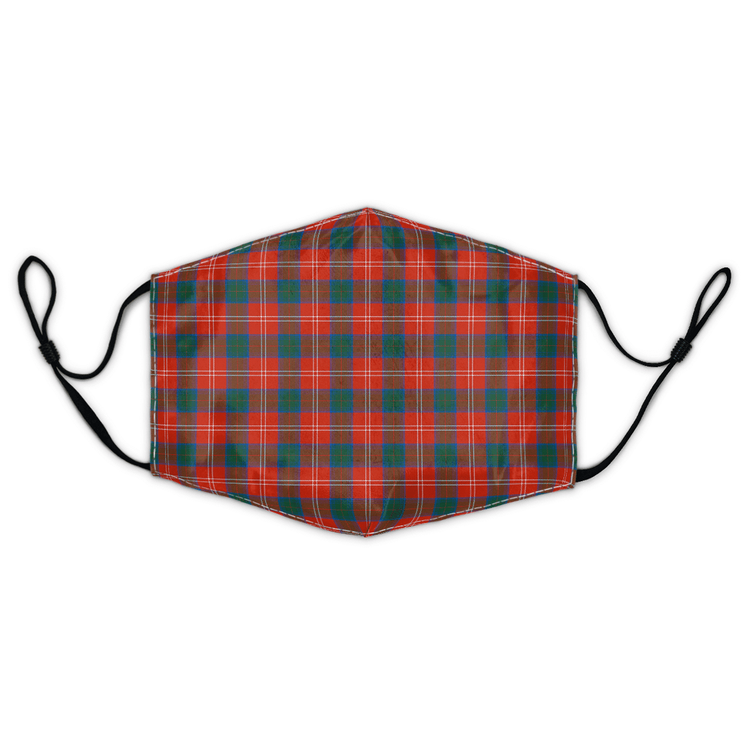 Celticprime Accessories - Chisholm Ancient Tartan Fabric Mask (With Filters)