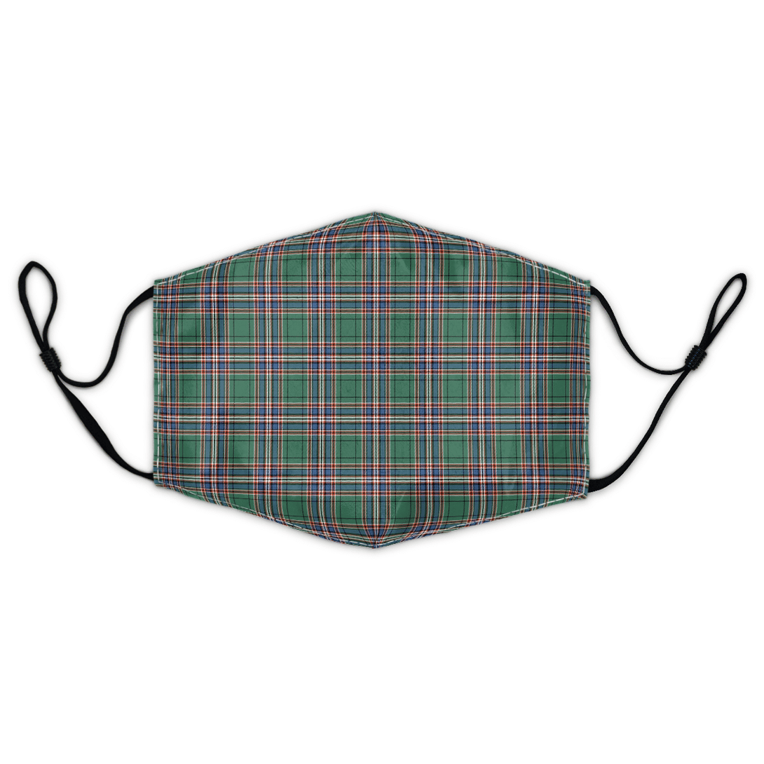 Celticprime Accessories - MacFarlane Hunting Ancient Tartan Fabric Mask (With Filters)