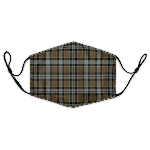 Celticprime Accessories - Graham of Menteith Weathered Tartan Fabric Mask (With Filters)