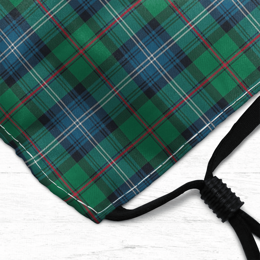 Celticprime Accessories - Urquhart Ancient Tartan Fabric Mask (With Filters)