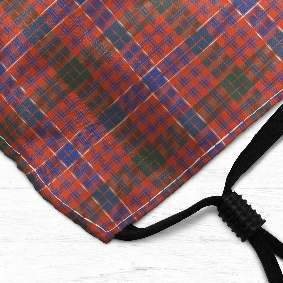 Celticprime Accessories - MacRae Ancient Tartan Fabric Mask (With Filters)