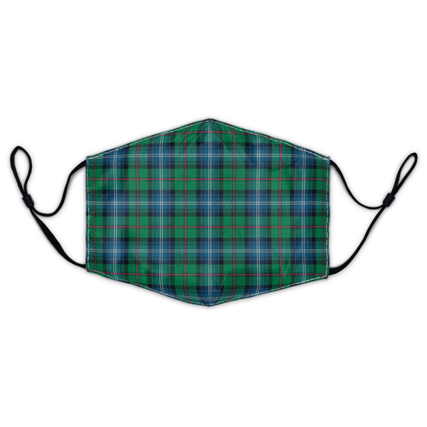 Celticprime Accessories - Urquhart Ancient Tartan Fabric Mask (With Filters)