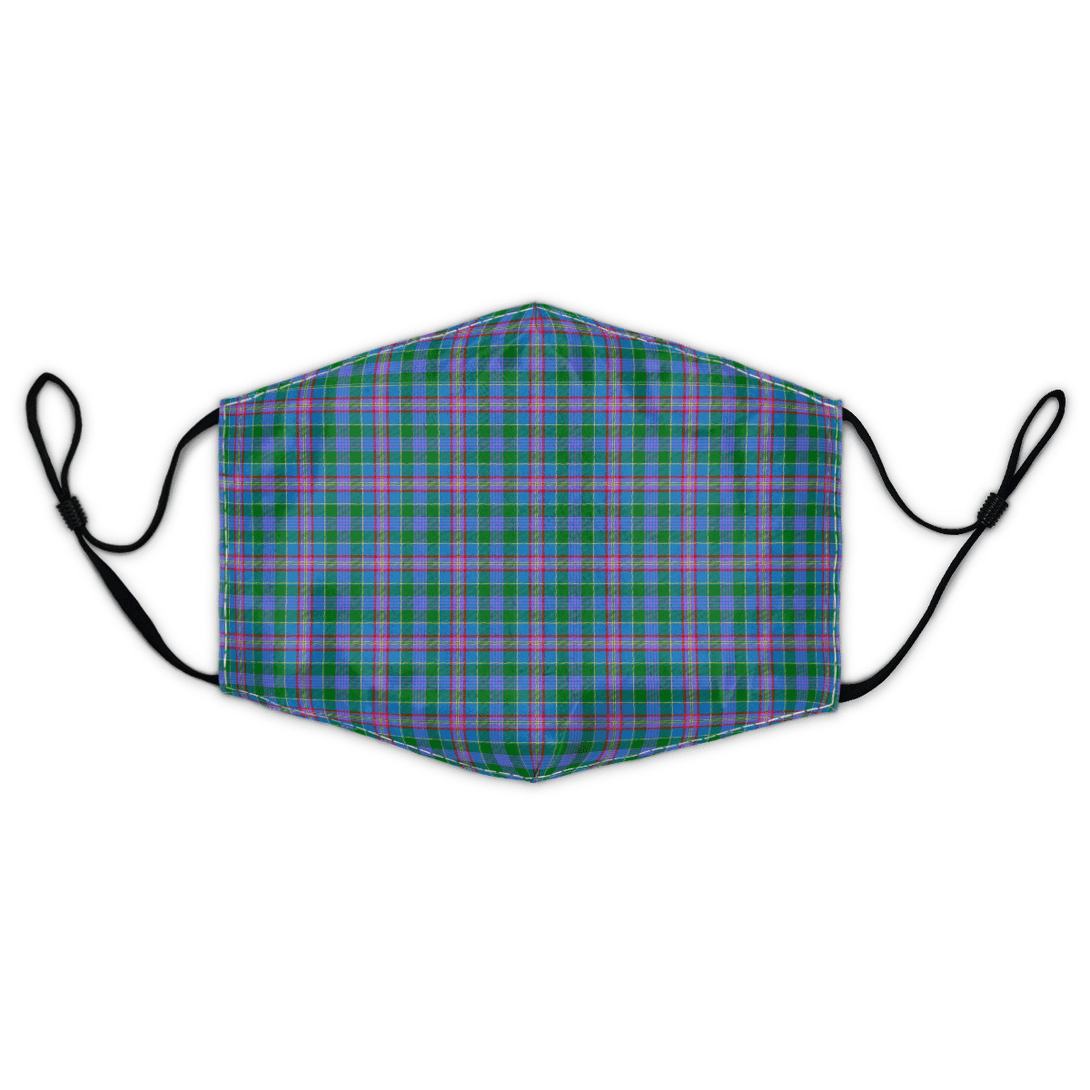 Celticprime Accessories - Pitcairn Hunting Tartan Fabric Mask (With Filters)