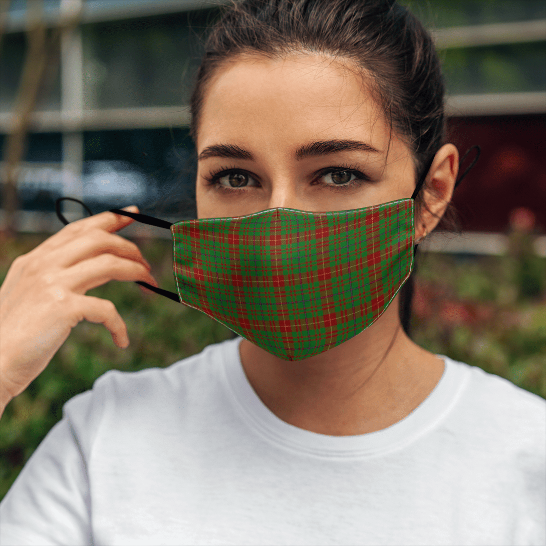 Celticprime Accessories - Fulton Tartan Fabric Mask (With Filters)