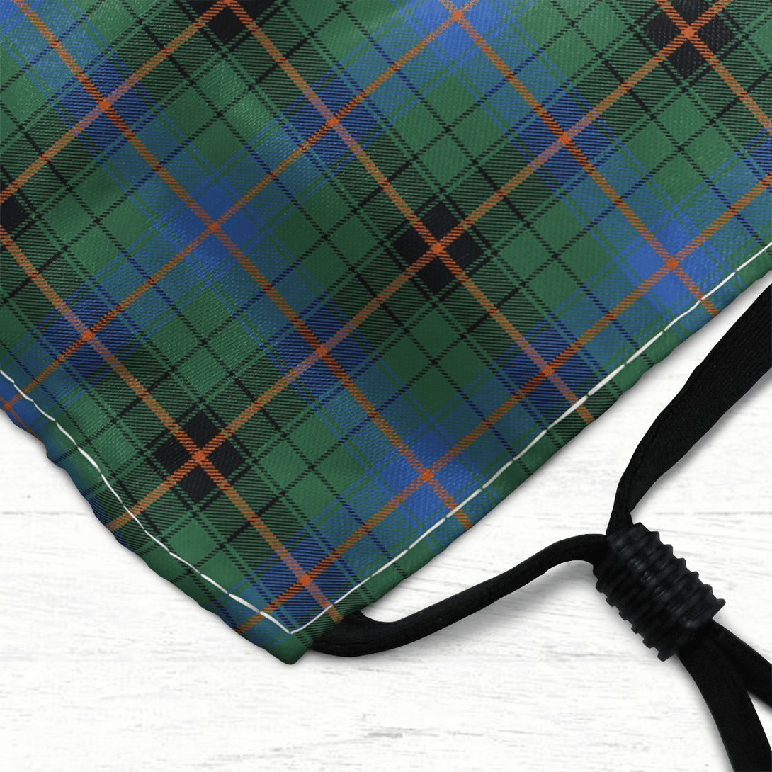 Celticprime Accessories - Davidson Ancient Tartan Fabric Mask (With Filters)