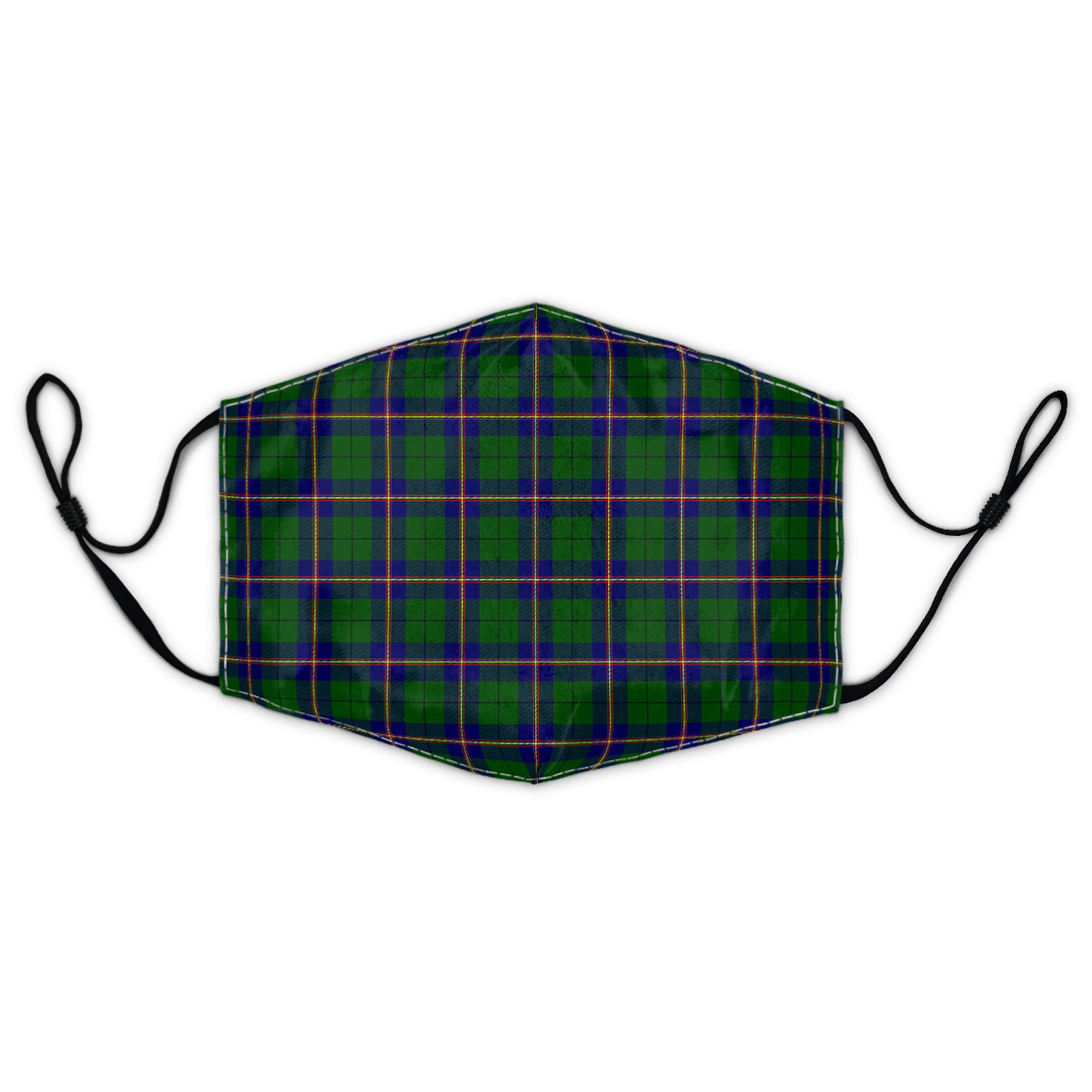 Celticprime Accessories - Carmichael Modern Tartan Fabric Mask (With Filters)