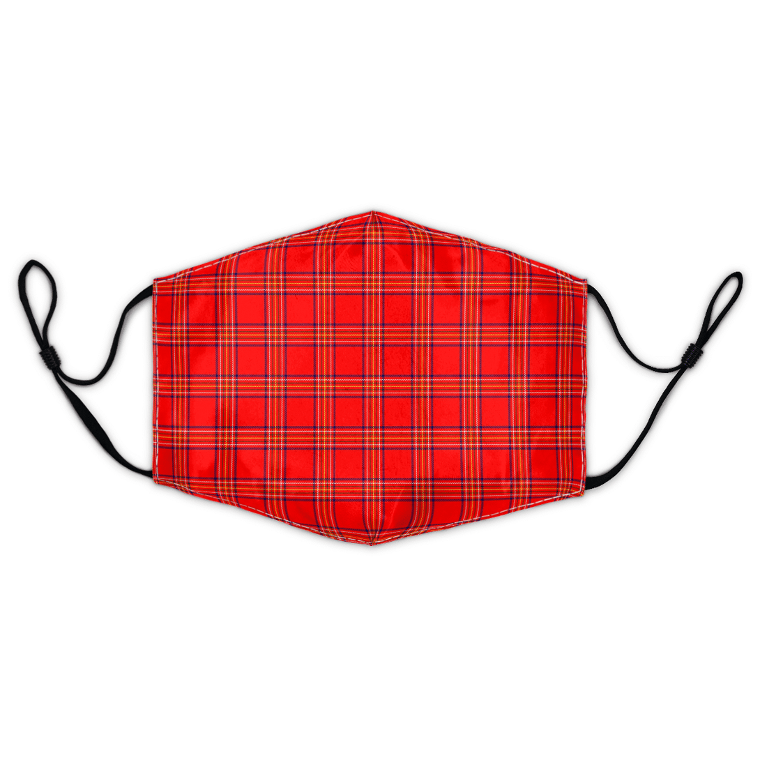 Celticprime Accessories - Burnett Modern Tartan Fabric Mask (With Filters)