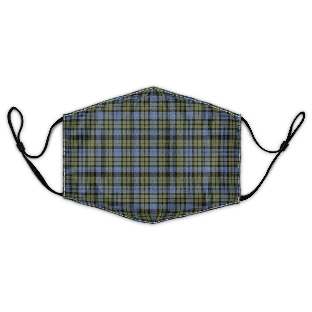 Celticprime Accessories - Campbell Faded Tartan Fabric Mask (With Filters)