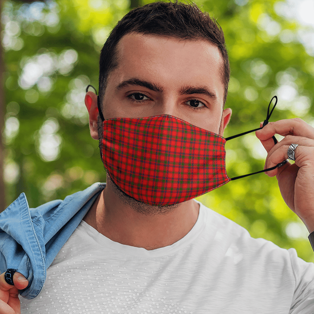 Celticprime Accessories - MacColl Modern Tartan Fabric Mask (With Filters)