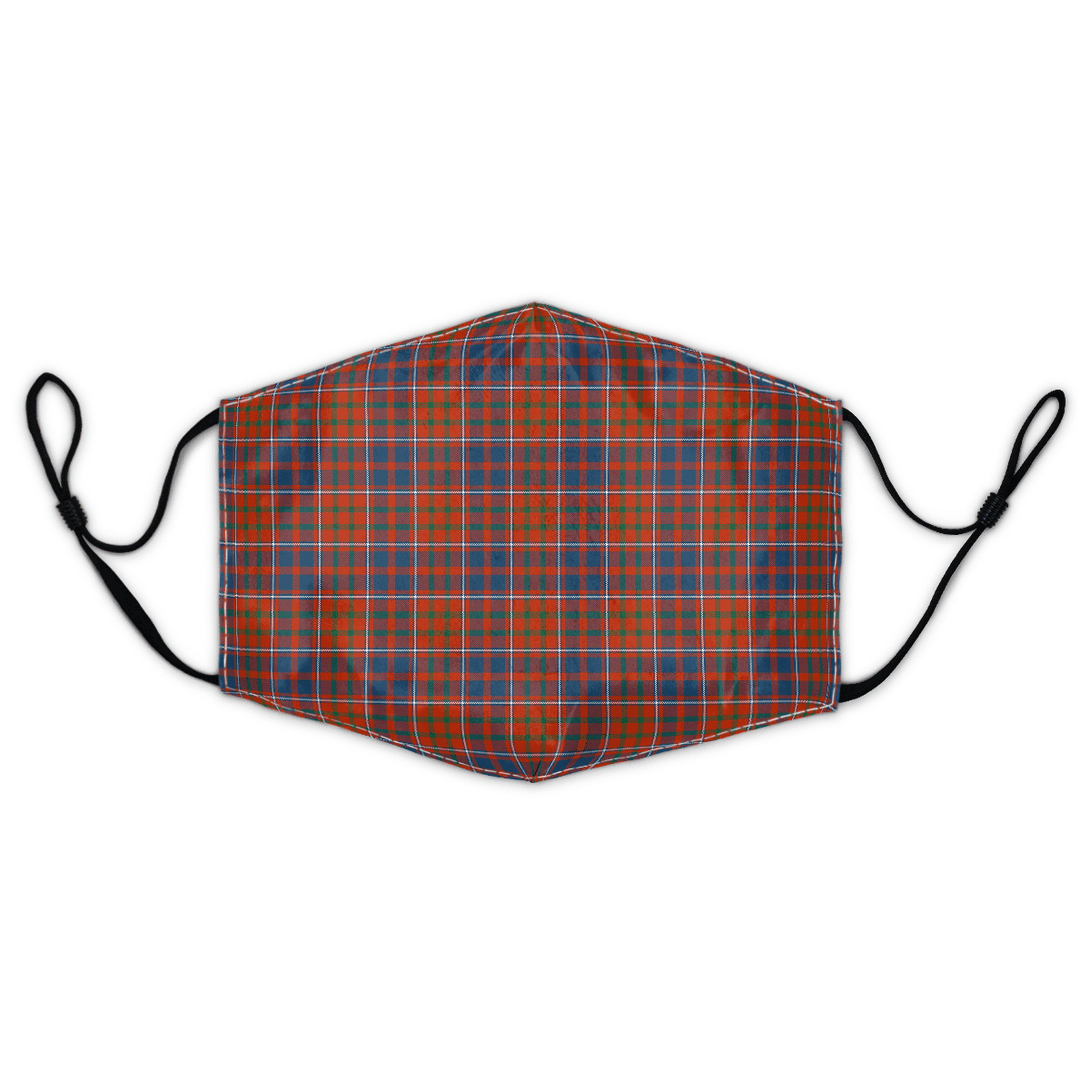 Celticprime Accessories - Cameron of Lochiel Ancient Tartan Fabric Mask (With Filters)