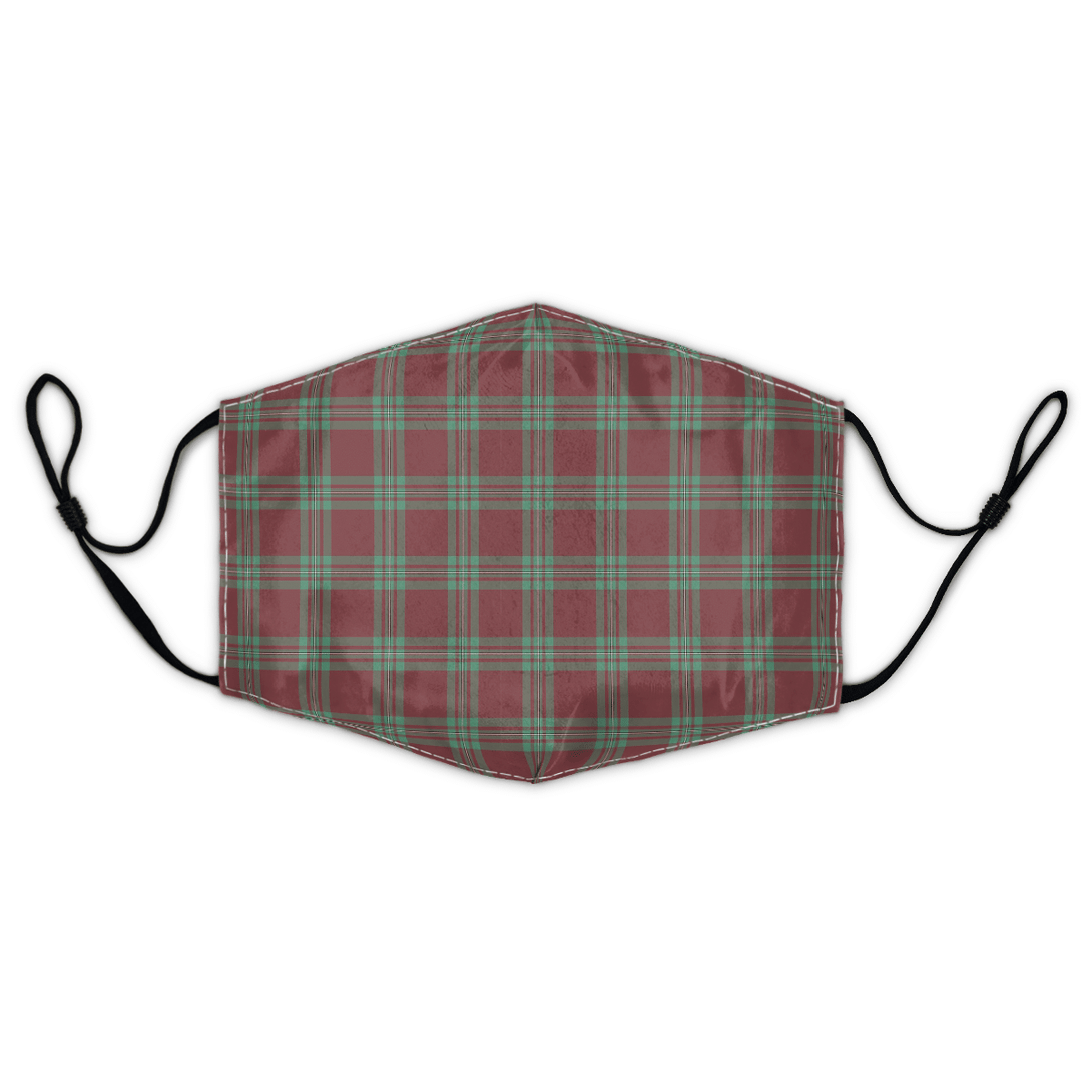 Celticprime Accessories - MacGregor Hunting Ancient Tartan Fabric Mask (With Filters)