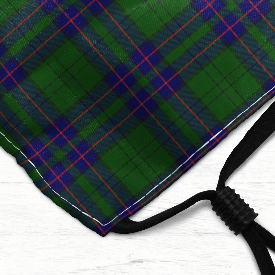 Celticprime Accessories - Lockhart Modern Tartan Fabric Mask (With Filters)