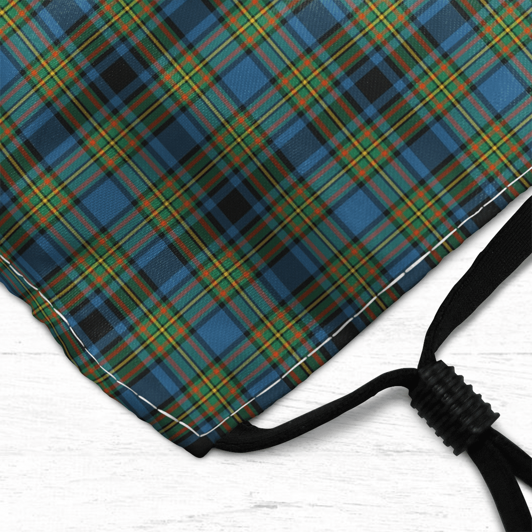 Celticprime Accessories - Gillies Ancient Tartan Fabric Mask (With Filters)