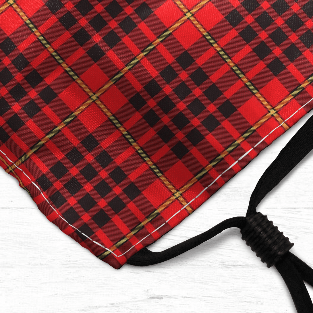 Celticprime Accessories - MacIan Tartan Fabric Mask (With Filters)