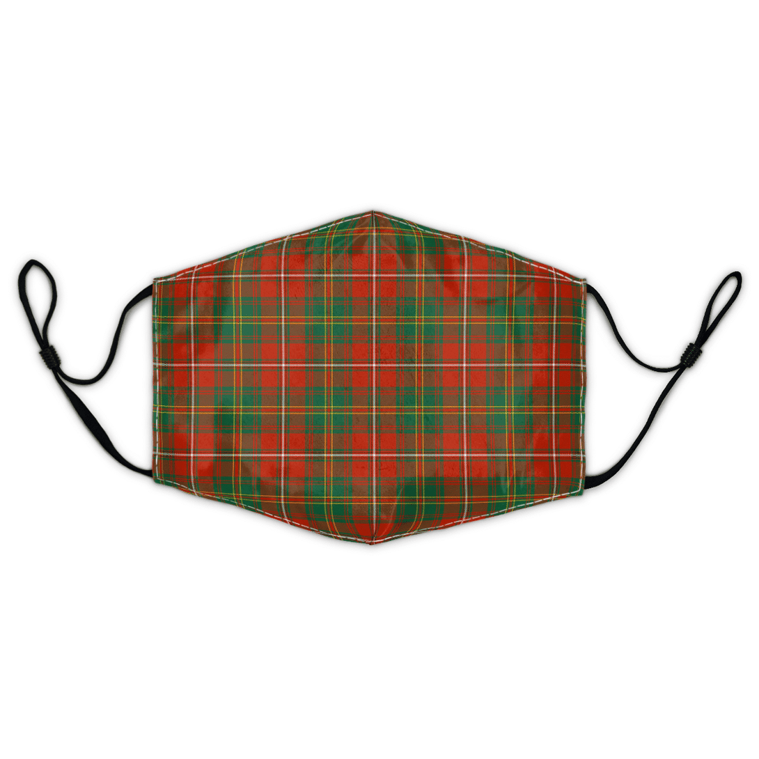 Celticprime Accessories - Hay Ancient Tartan Fabric Mask (With Filters)