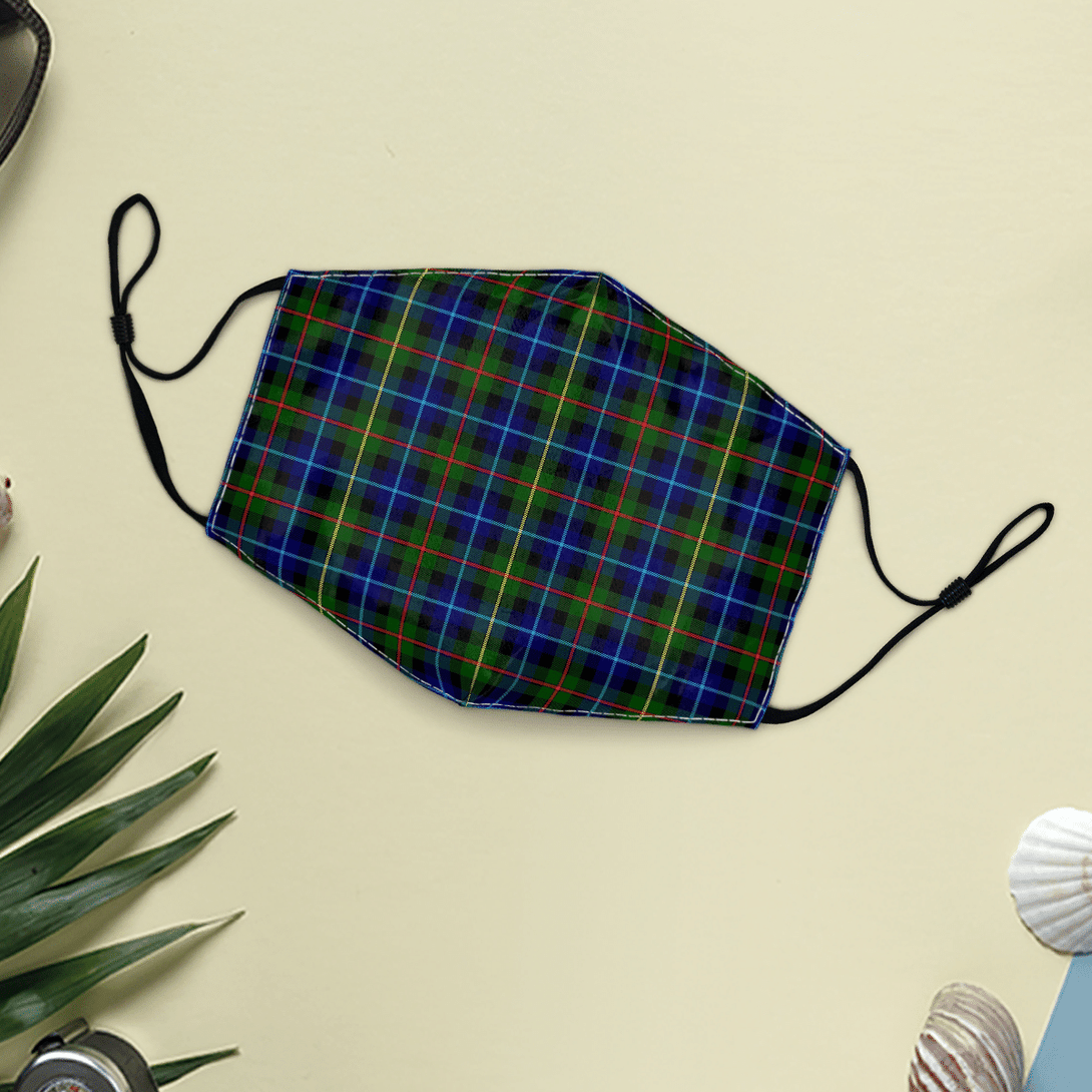 Celticprime Accessories - Smith Modern Tartan Fabric Mask (With Filters)