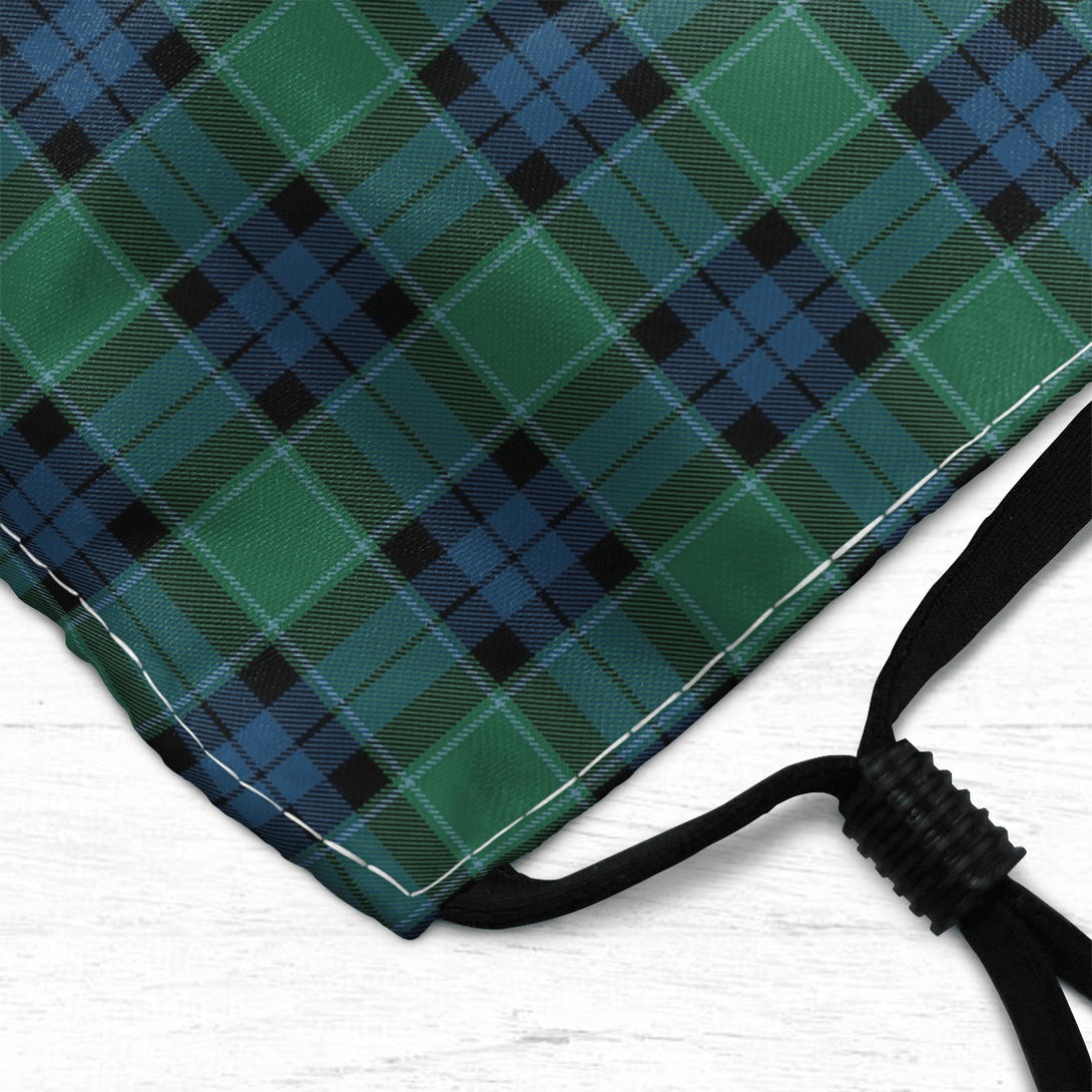 Celticprime Accessories - Graham of Menteith Ancient Tartan Fabric Mask (With Filters)