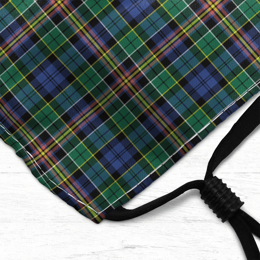 Celticprime Accessories - Allison Tartan Fabric Mask (With Filters)