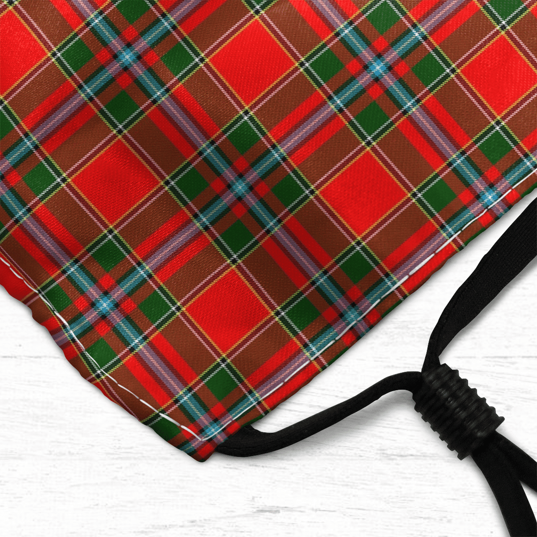 Celticprime Accessories - Drummond of Perth Tartan Fabric Mask (With Filters)