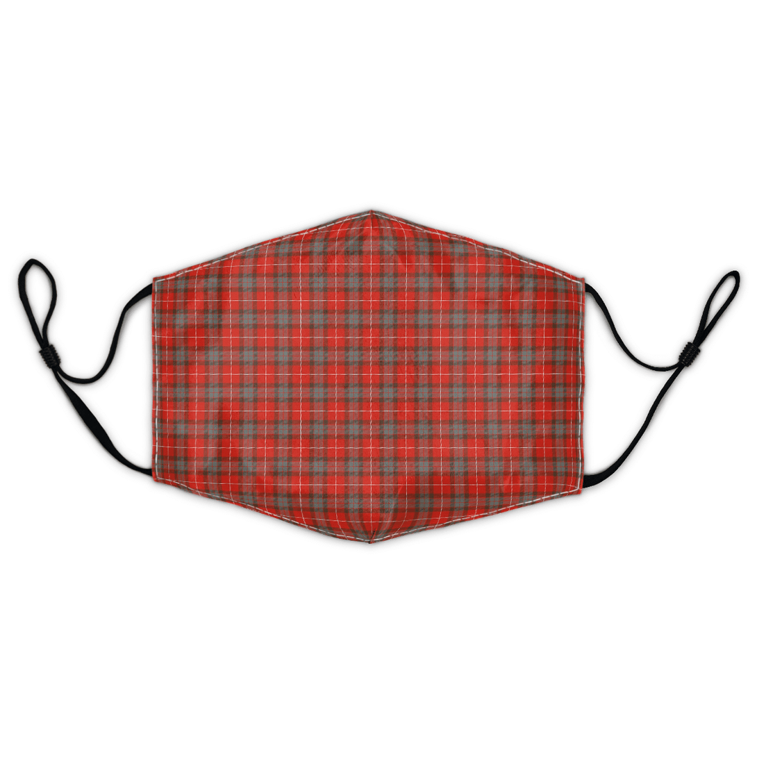 Celticprime Accessories - Fraser Weathered Tartan Fabric Mask (With Filters)