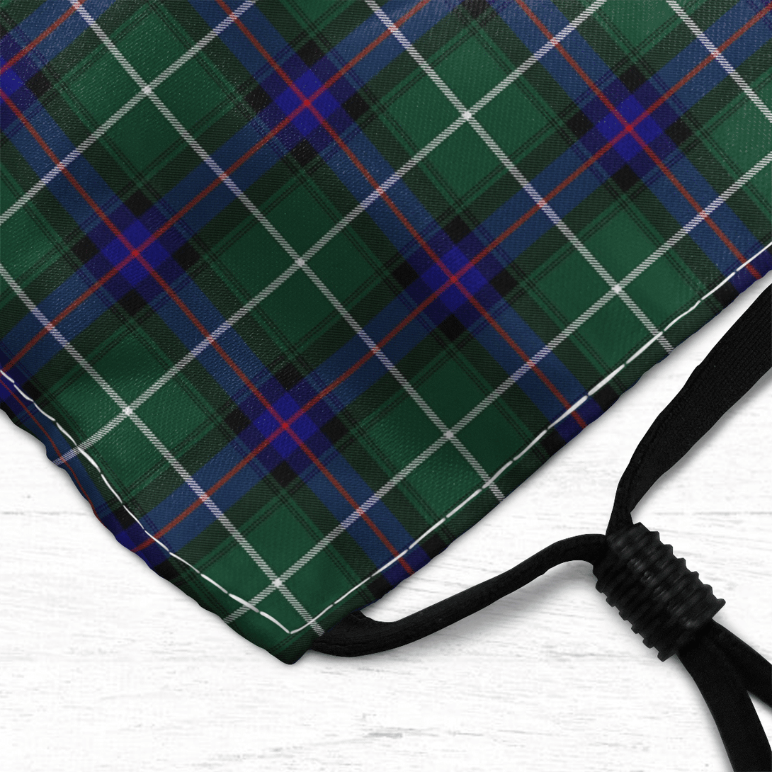 Celticprime Accessories - MacDonald of the Isles Hunting Modern Tartan Fabric Mask (With Filters)