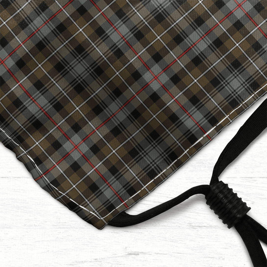 Celticprime Accessories - MacKenzie Weathered Tartan Fabric Mask (With Filters)