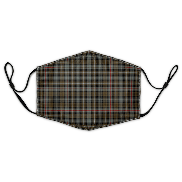 Celticprime Accessories - MacKenzie Weathered Tartan Fabric Mask (With Filters)