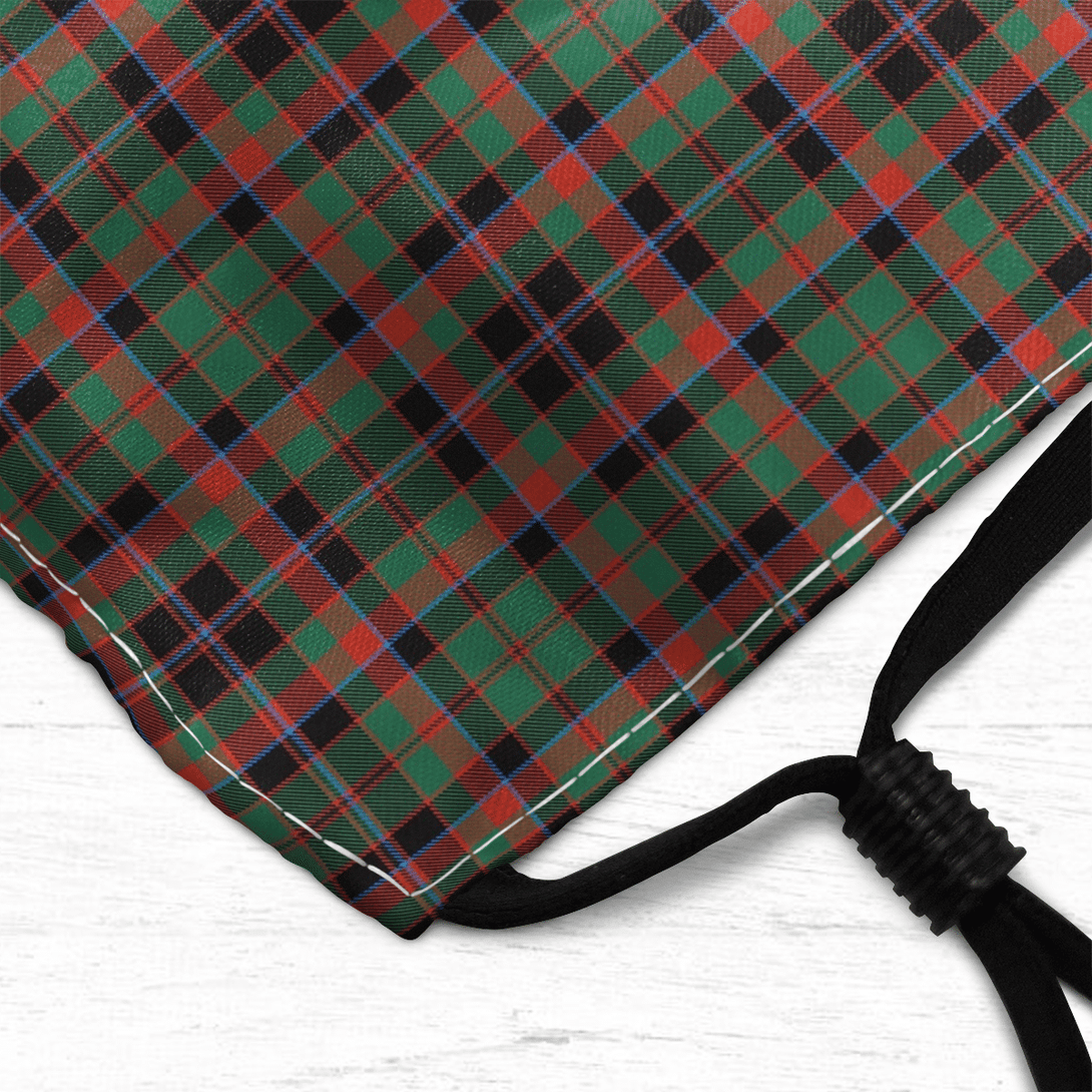 Celticprime Accessories - Cumming Hunting Ancient Tartan Fabric Mask (With Filters)