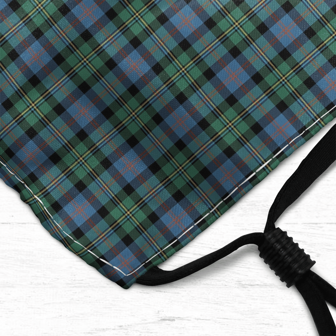 Celticprime Accessories - Malcolm Ancient Tartan Fabric Mask (With Filters)