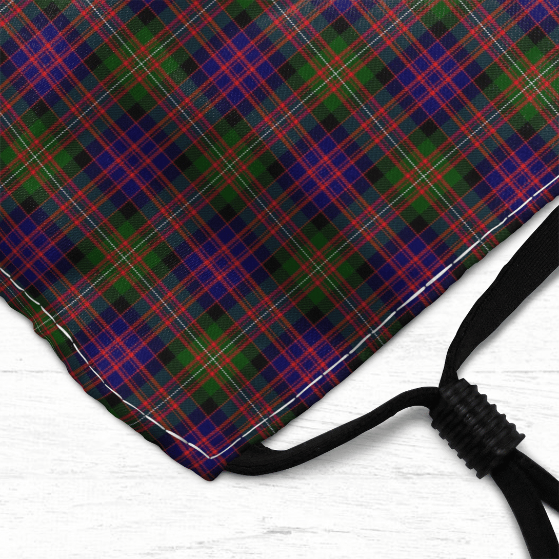 Celticprime Accessories - MacDonnell of Glengarry Modern Tartan Fabric Mask (With Filters)