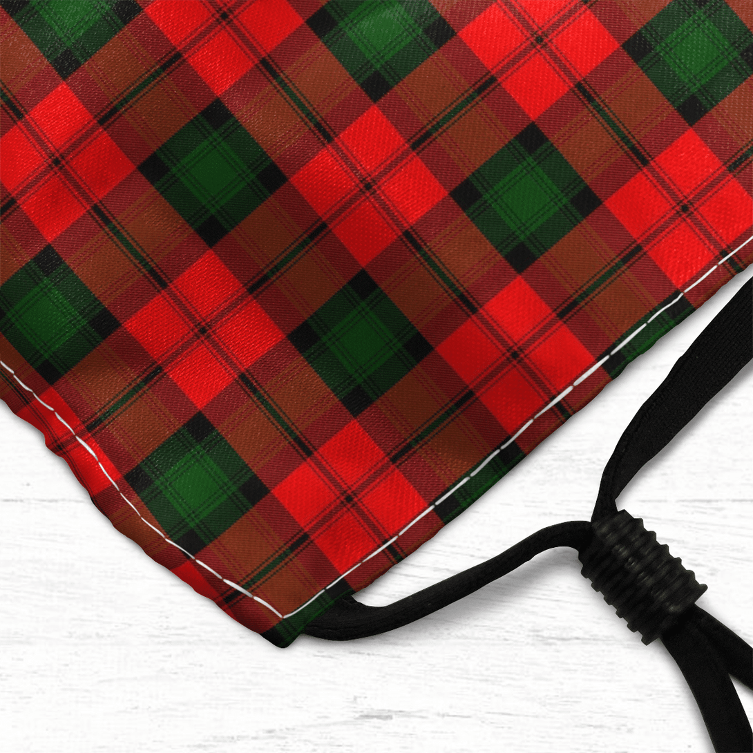 Celticprime Accessories - Kerr Modern Tartan Fabric Mask (With Filters)