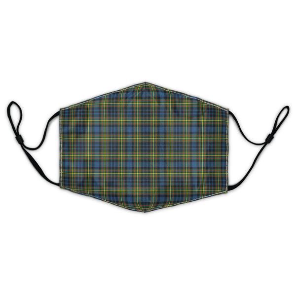 Celticprime Accessories - MacLellan Ancient Tartan Fabric Mask (With Filters)