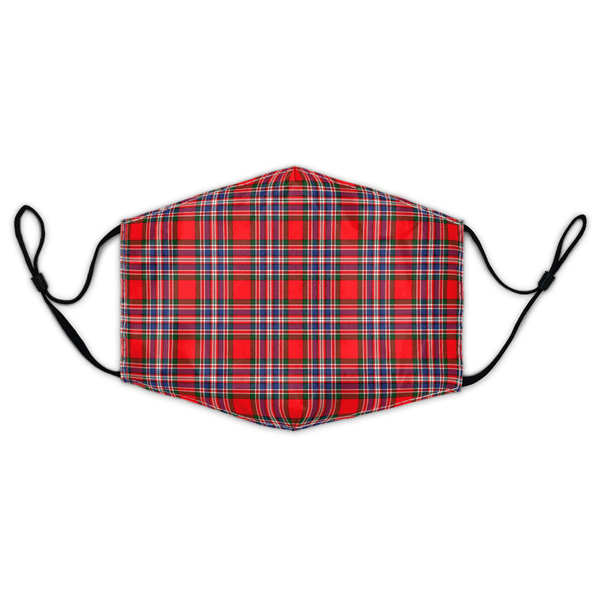 Celticprime Accessories - MacFarlane Modern Tartan Fabric Mask (With Filters)