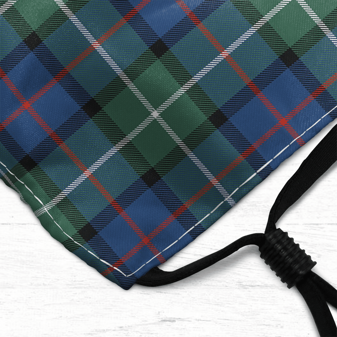 Celticprime Accessories - Davidson of Tulloch  Tartan Fabric Mask (With Filters)