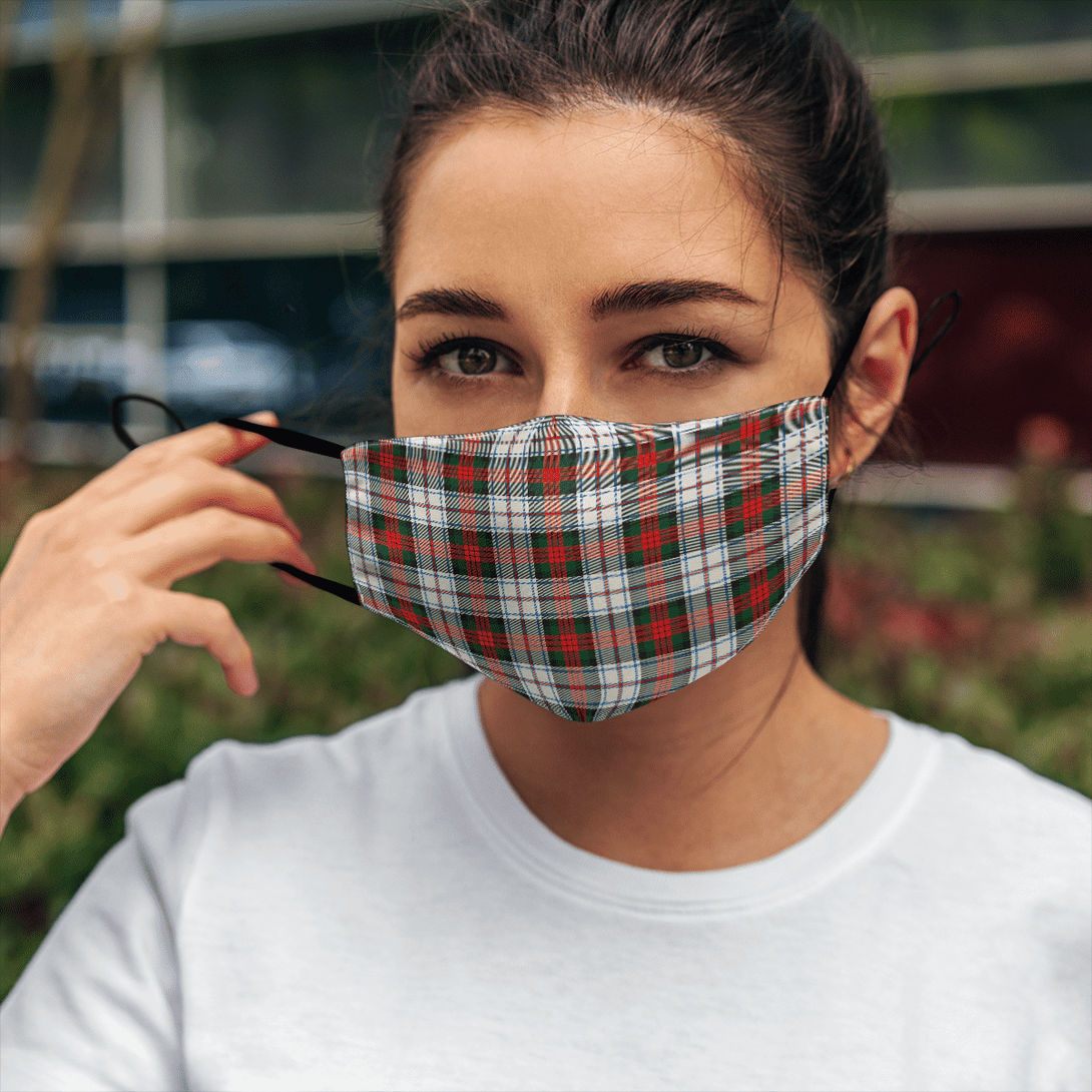 Celticprime Accessories - MacDuff Dress Modern Tartan Fabric Mask (With Filters)