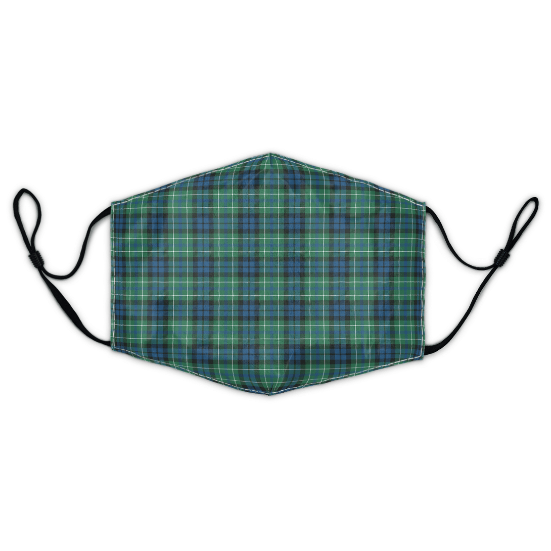 Celticprime Accessories - MacNeill of Colonsay Ancient Tartan Fabric Mask (With Filters)