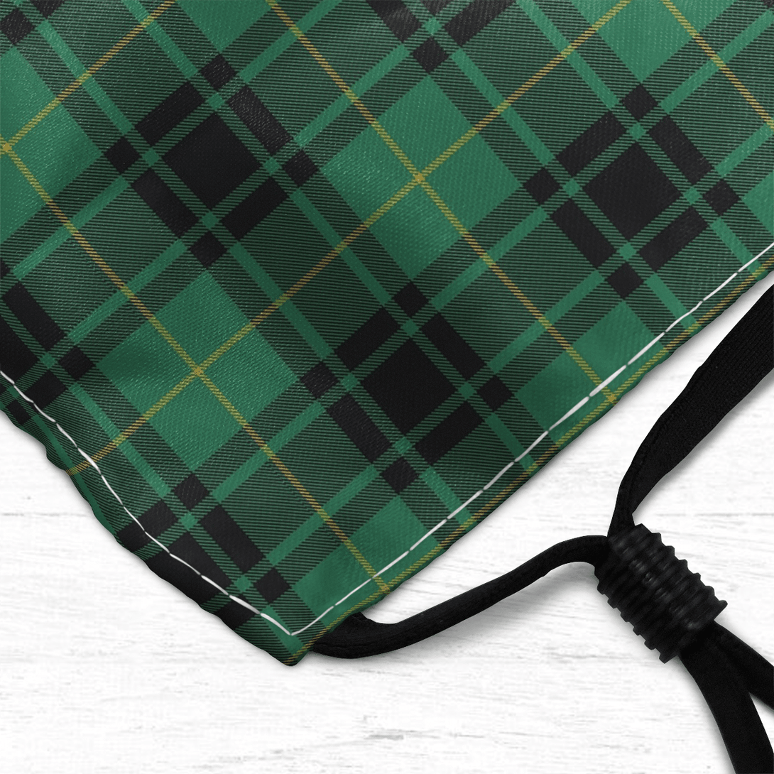 Celticprime Accessories - MacArthur Ancient Tartan Fabric Mask (With Filters)