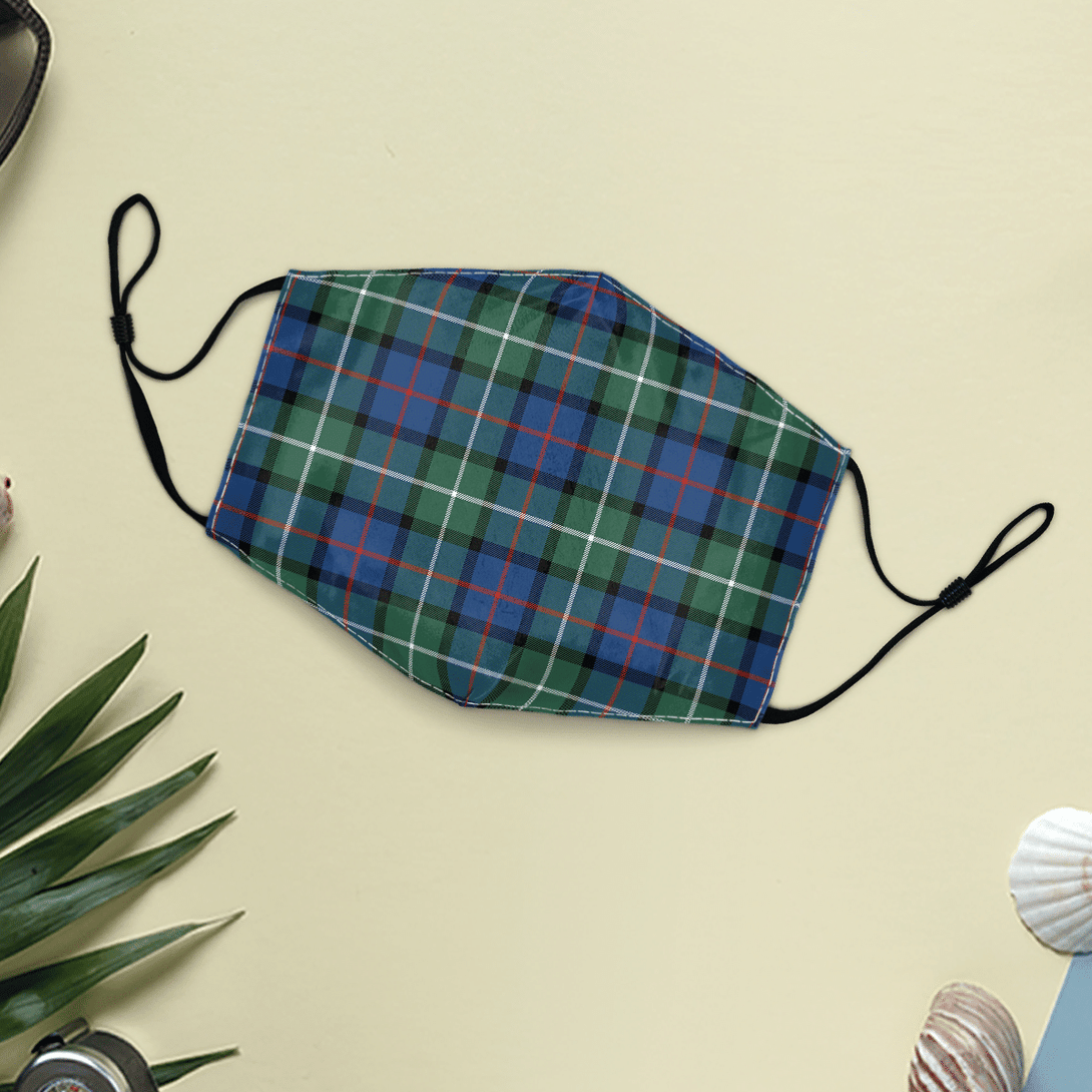 Celticprime Accessories - Davidson of Tulloch  Tartan Fabric Mask (With Filters)