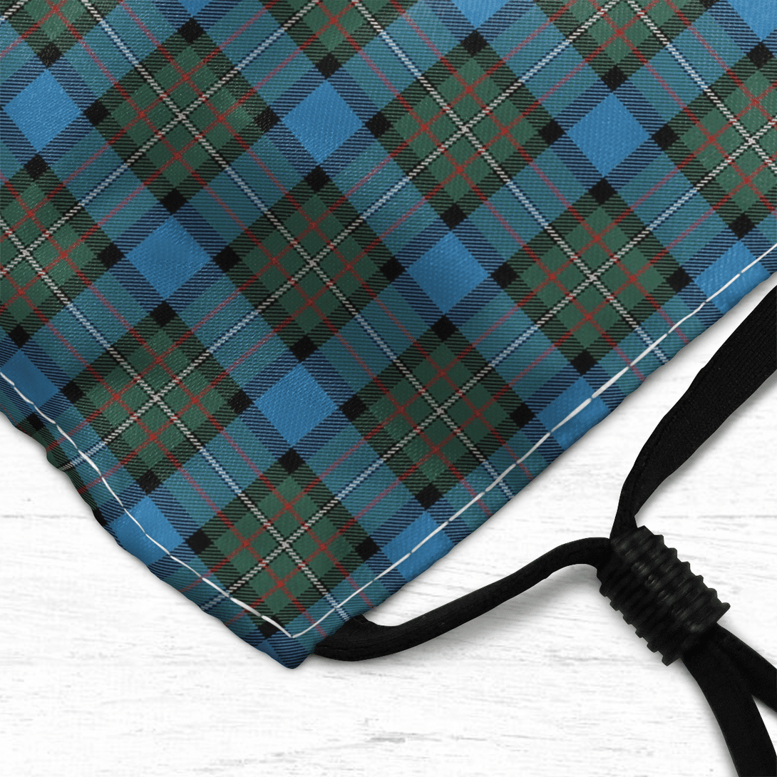 Celticprime Accessories - Fergusson Ancient Tartan Fabric Mask (With Filters)