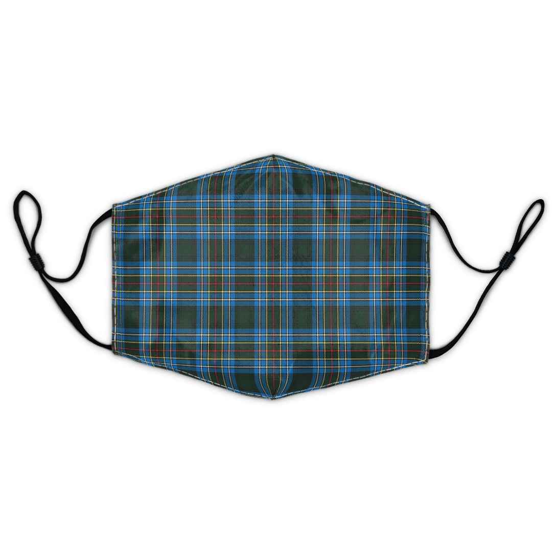 Celticprime Accessories - Cockburn Modern Tartan Fabric Mask (With Filters)