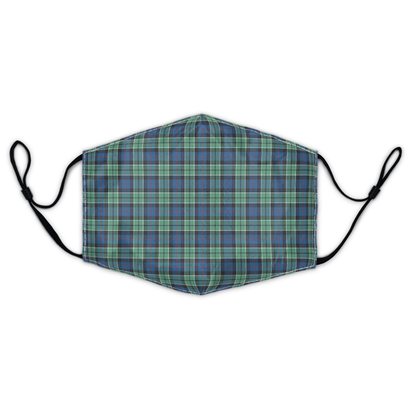 Celticprime Accessories - Leslie Hunting Ancient Tartan Fabric Mask (With Filters)