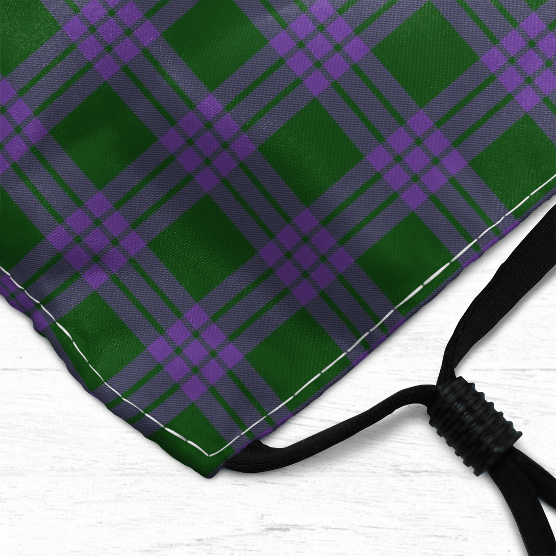 Celticprime Accessories - Elphinstone Tartan Fabric Mask (With Filters)